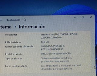 Ordenador portátil HP i7
