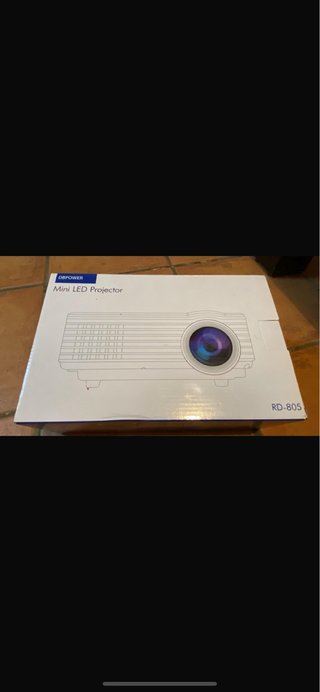 DBPOWER Mini Proyector LED Blanco a estrenar