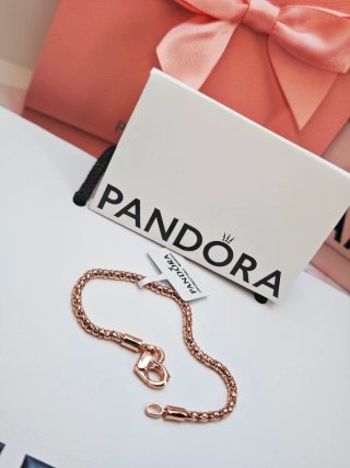 Pulsera Pandora hearts claps studded plata s925ale