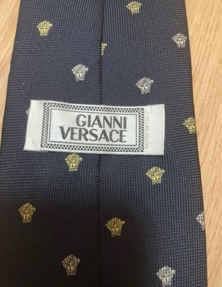 Corbata Versace Azul