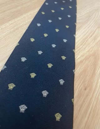 Corbata Versace Azul