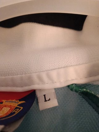 Camiseta Kappa Fútbol Teal Talla L