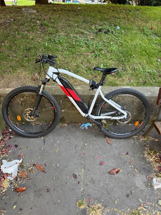 Bici Eléctrica Decathlon Blanca