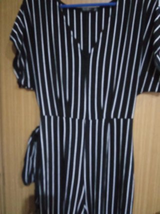 Mono rayas blanco y negro talla M