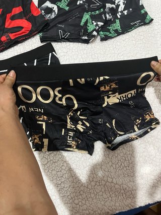 Lote 4 boxers estampados nuevos talla M