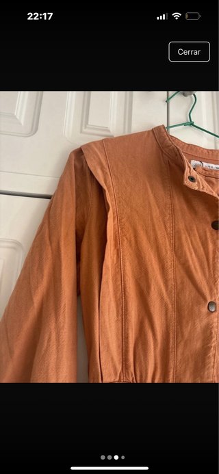 Mono Zara naranja/coral tipo vaquero