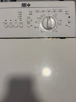 Lavadora Blanca Carga Superior