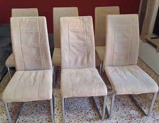 Lote de 6 sillas de comedor