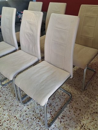 Lote de 6 sillas de comedor