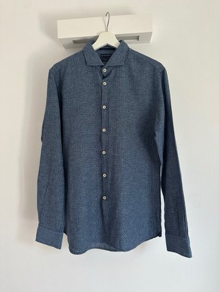 Camicia B-Style Uomo Fantasia Blu Tg. M