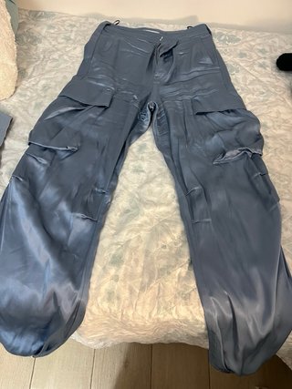 Conjunto Zara: Chaqueta Bomber y Pantalón Fluido