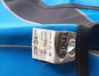 Traje de neopreno talla XL