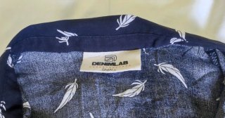 Blusa Denimlab Taglia S Stampa Piume