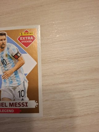 Cromo Messi Mundial 2022 bronce