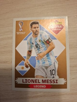 Cromo Messi Mundial 2022 bronce
