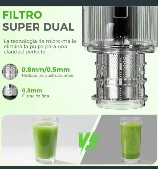 Extractor YASHE zumos frutas y verduras