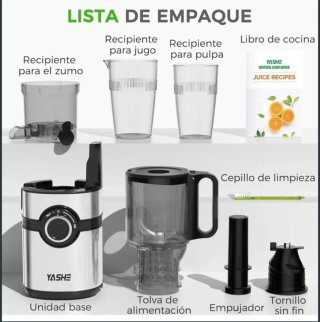 Extractor YASHE zumos frutas y verduras