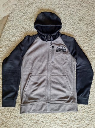 Sudadera Burton Térmica Gris y Negra