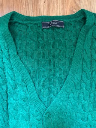 Giacchetta verde intrecciata Zara