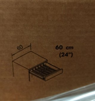 Separador Cajones Ikea Metal y Plástico