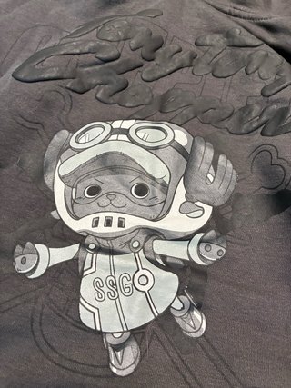 Sudadera One Piece Hombre Chopper Pul&Bear Gris XS