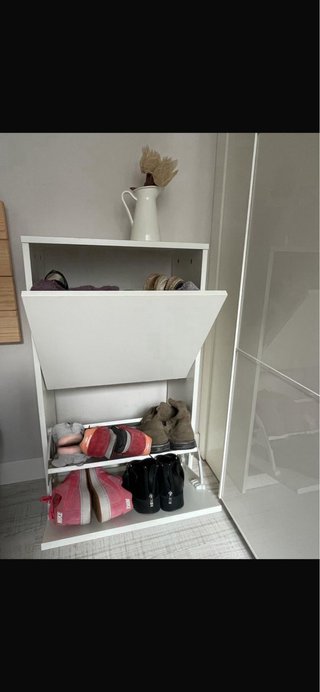 Zapatero Blanco Ikea Madera