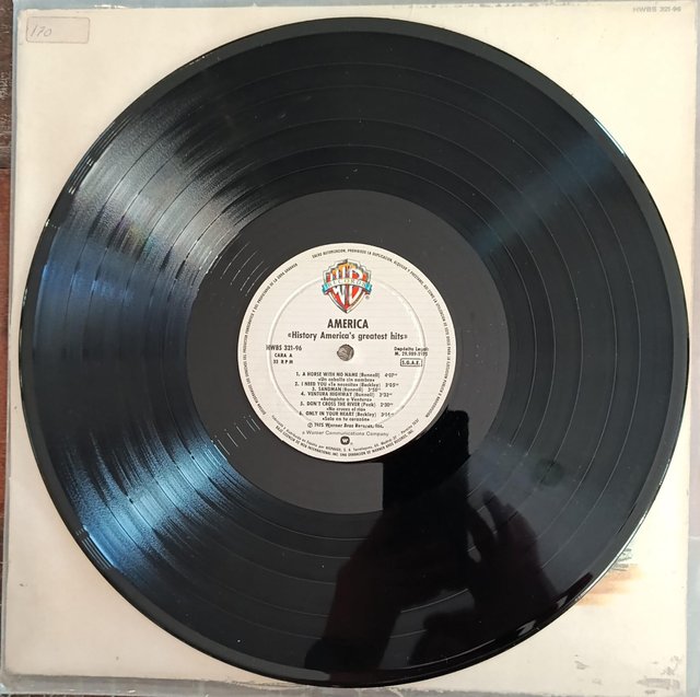 America - History America's Greatest Hits LP