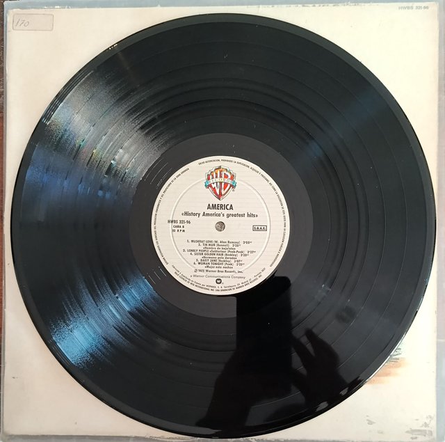America - History America's Greatest Hits LP