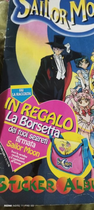 Album Figurine Sailor Moon Nuova Serie Vintage