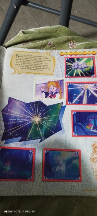 Album Figurine Sailor Moon Nuova Serie Vintage