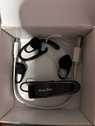 Auricular Bluetooth New Bee Negro/Rojo