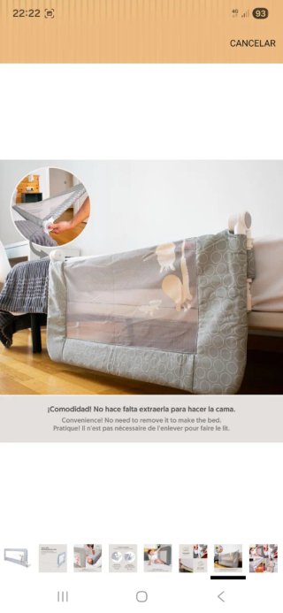 Barrera Interbaby de Cama para Bebés y Niños