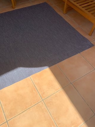 Alfombra Azul Moderna