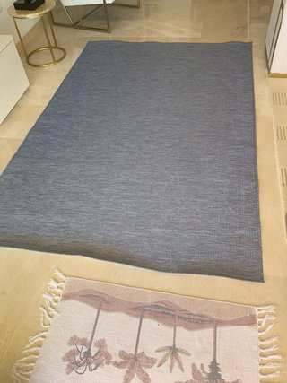 Alfombra Azul Moderna