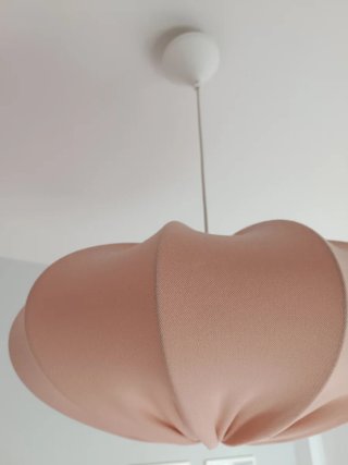 Lámpara Techo Rosa Ikea Tela
