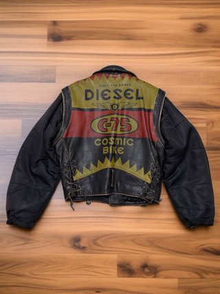 Chaleco / Chaqueta Diesel Cuero Vintage talla XL