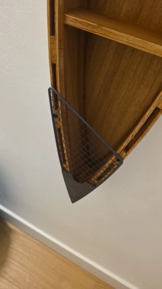 Estantería Barca Madera y Metal