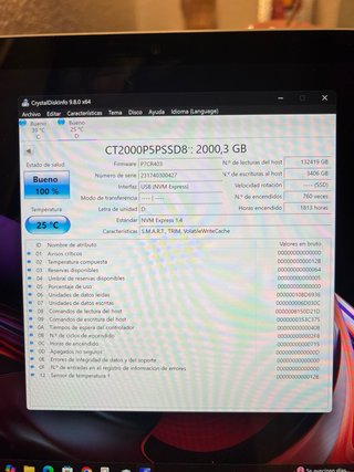 SSD M.2 Crucial P5 Plus 2TB PCIe Gen4