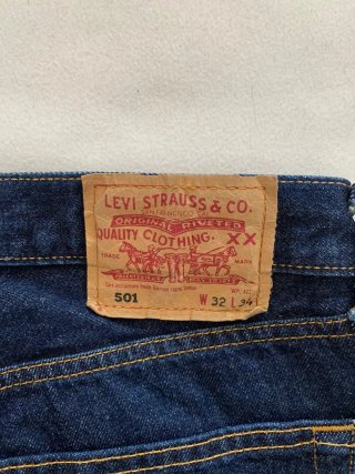Vaqueros Levi's 501 Selvedge Rectos Oscuro 31 US
