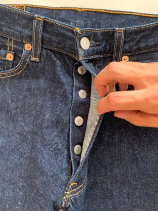Vaqueros Levi's 501 Selvedge Rectos Oscuro 31 US
