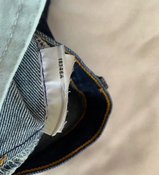 Vaqueros Levi's 501 Selvedge Rectos Oscuro 31 US
