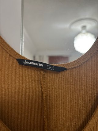 Mono Stradivarius Mostaza Talla S