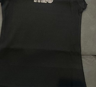 Camiseta Miu Miu sin mangas con pedrería Talla L