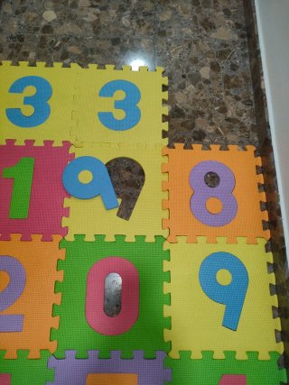 Puzzle de suelo números acolchado