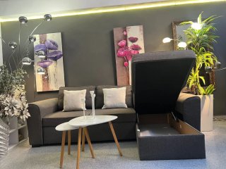 Sofá Cama Chaise Longue con Arcón