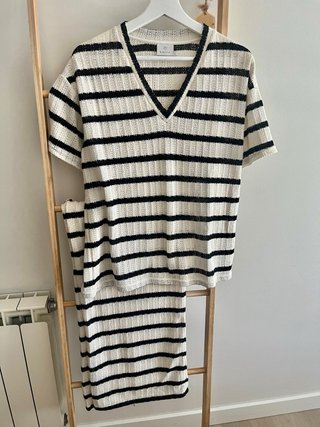 Conjunto punto Kaftten Talla M/L rayas