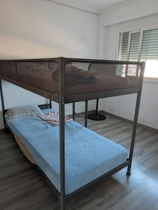 Litera metálica Ikea Sin colchones 90x200