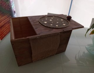 Casa para conejo de madera
