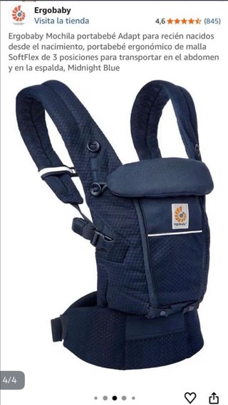 Mochila Portabebés Ergobaby Azul Marino