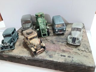 Lotto 6 modelli 1:43 mezzi militari